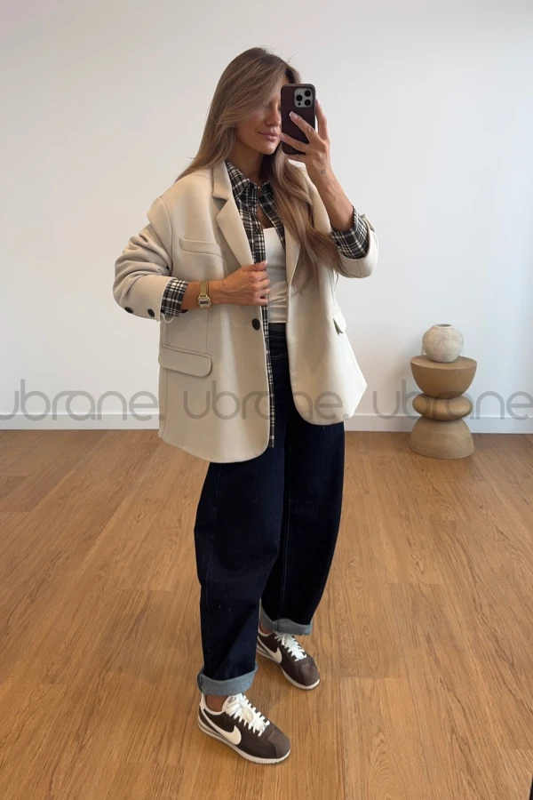 MARYNARKA NICOLE BEŻ 2