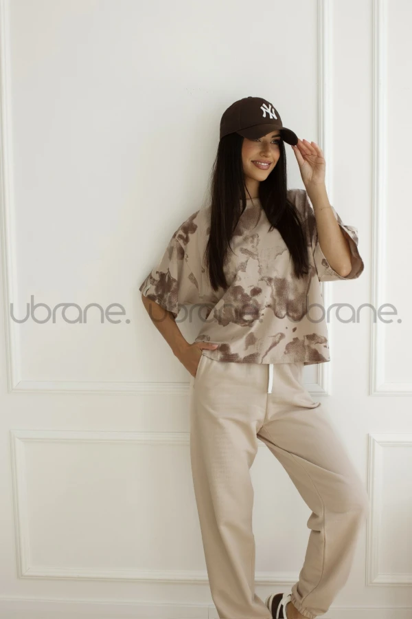 T-SHIRT CAPPUCCINO HUGO