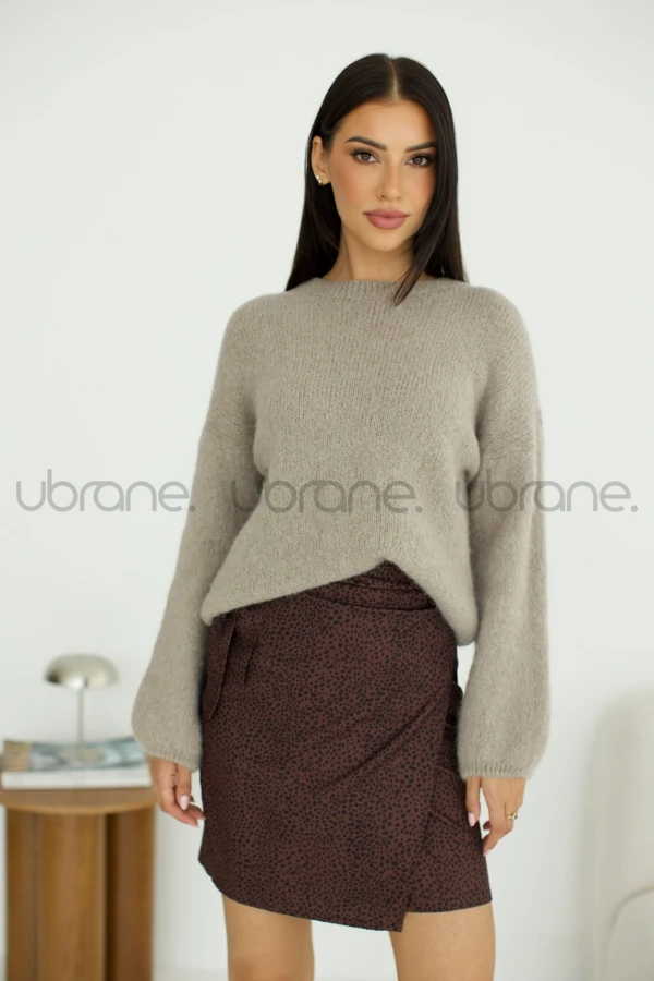 SPÓDNICZKA ALISON CZEKOLADA 1