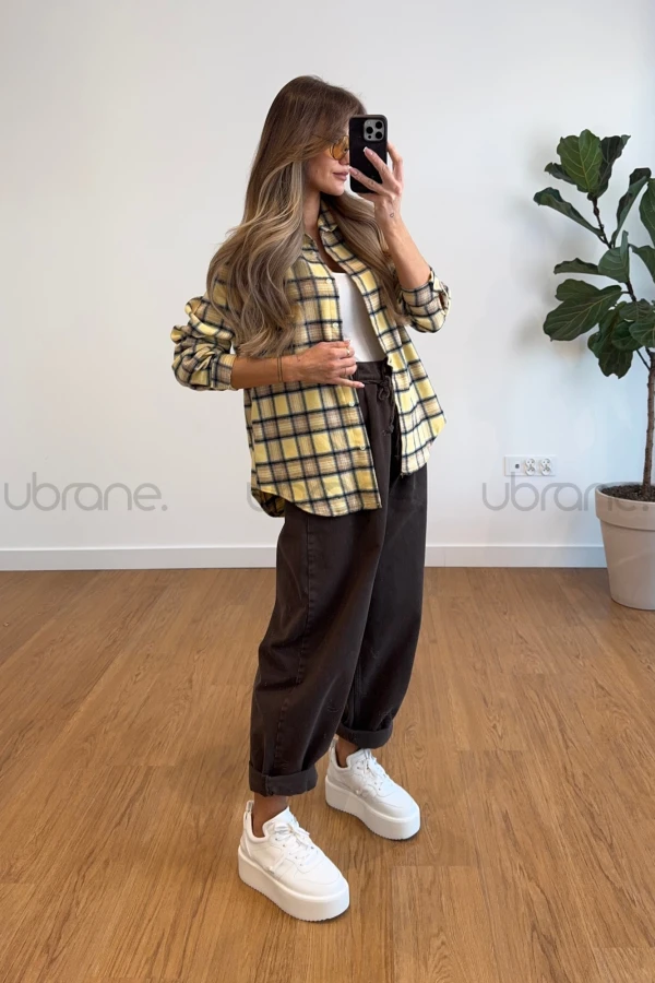 KOSZULA 100% BAWEŁNA CHICAGO - BANAN 500 6