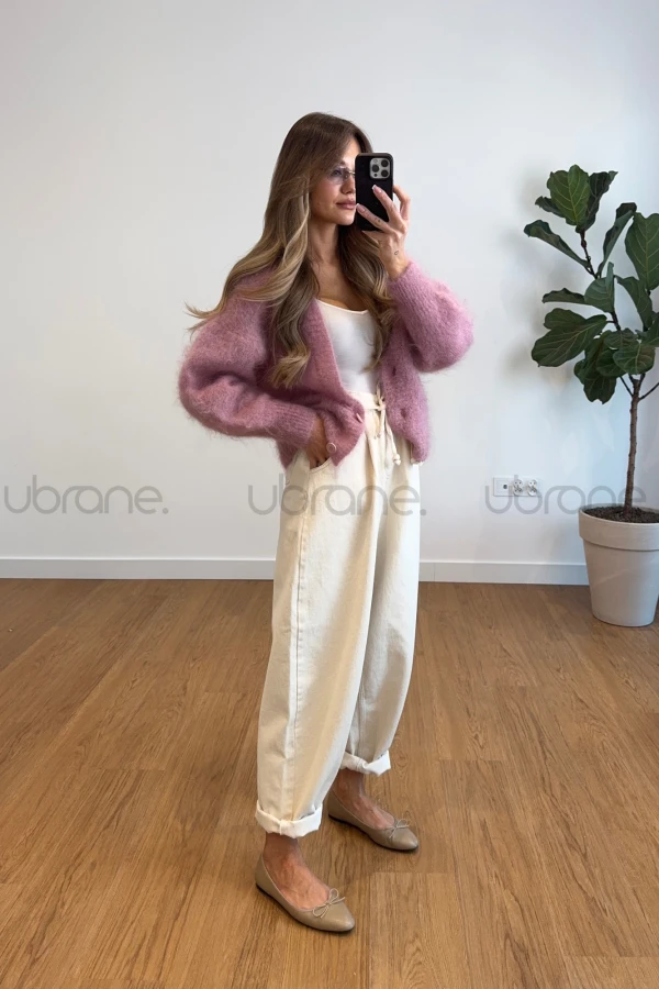 KARDIGAN 80% MOHER ABI - PUDER 2