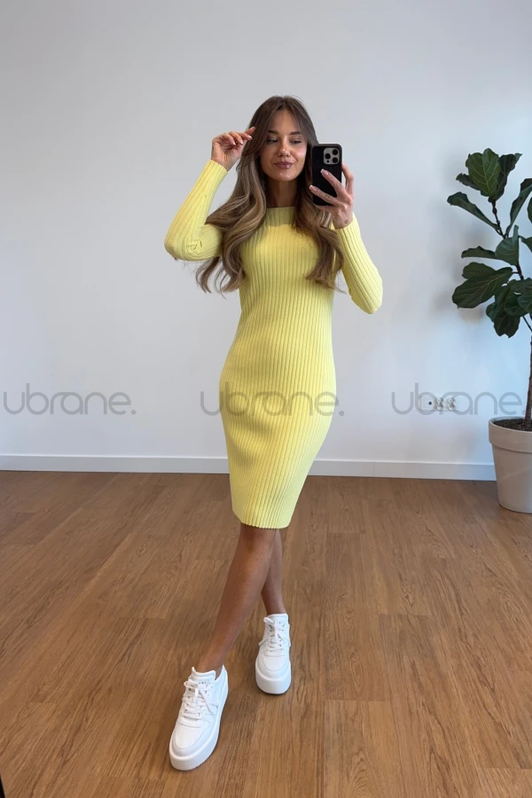 SUKIENKA MELODY PASTELOWY ŻÓŁTY 2