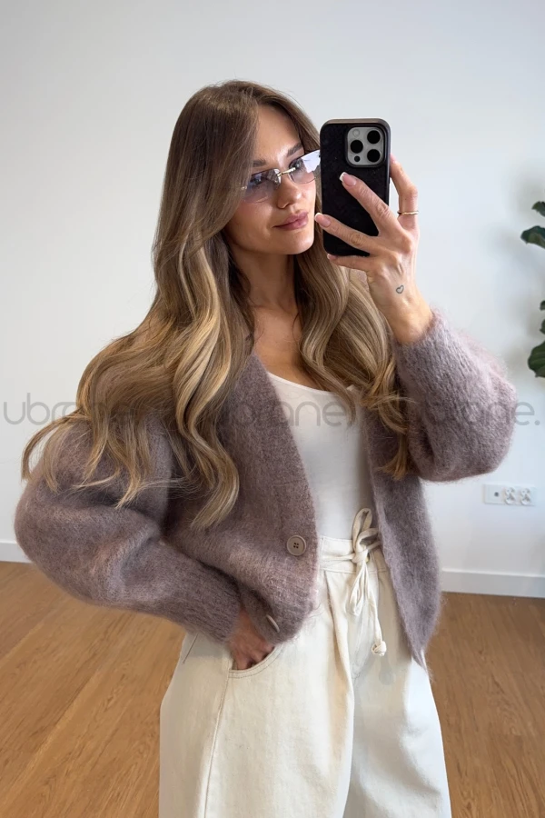 KARDIGAN 80% MOHER ABI - KAKAO