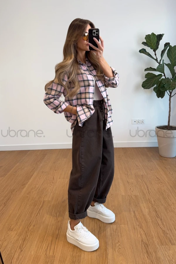 KOSZULA 100% BAWEŁNA CHICAGO - PUDER RÓŻ 501