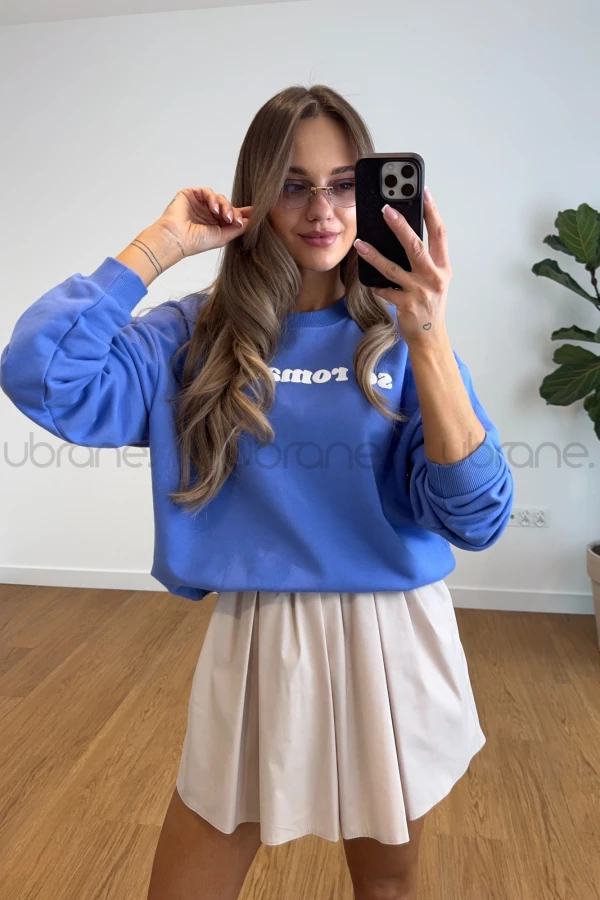 BLUZA NIEBIESKA SO ROMANTIC