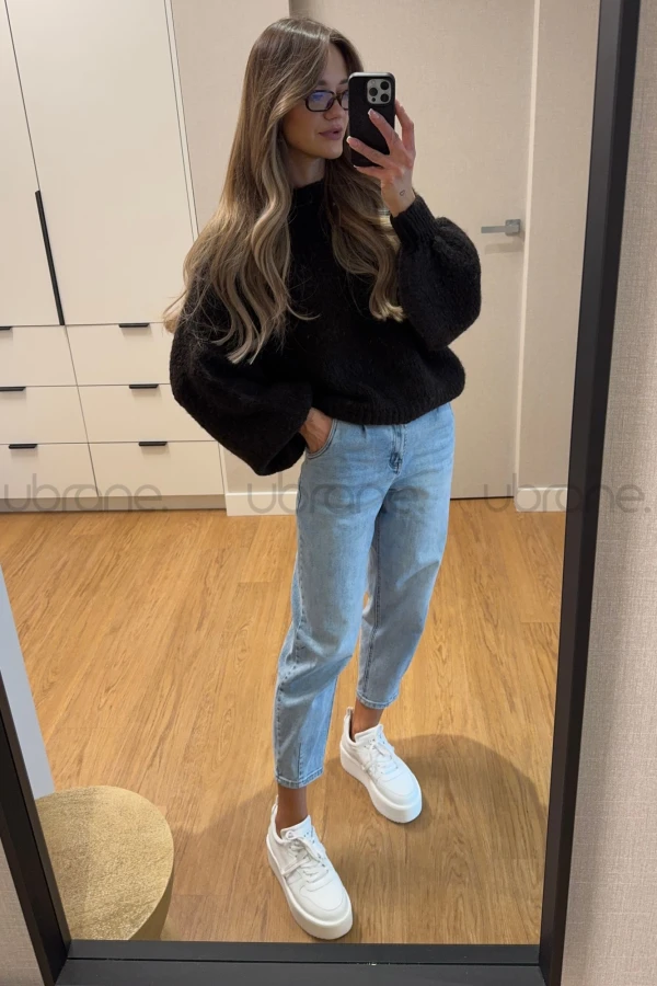 SWETER SELENA CZEKOLADA