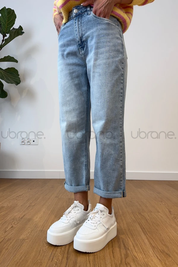 SPODNIE TIMMI MOM FIT - SJ1756