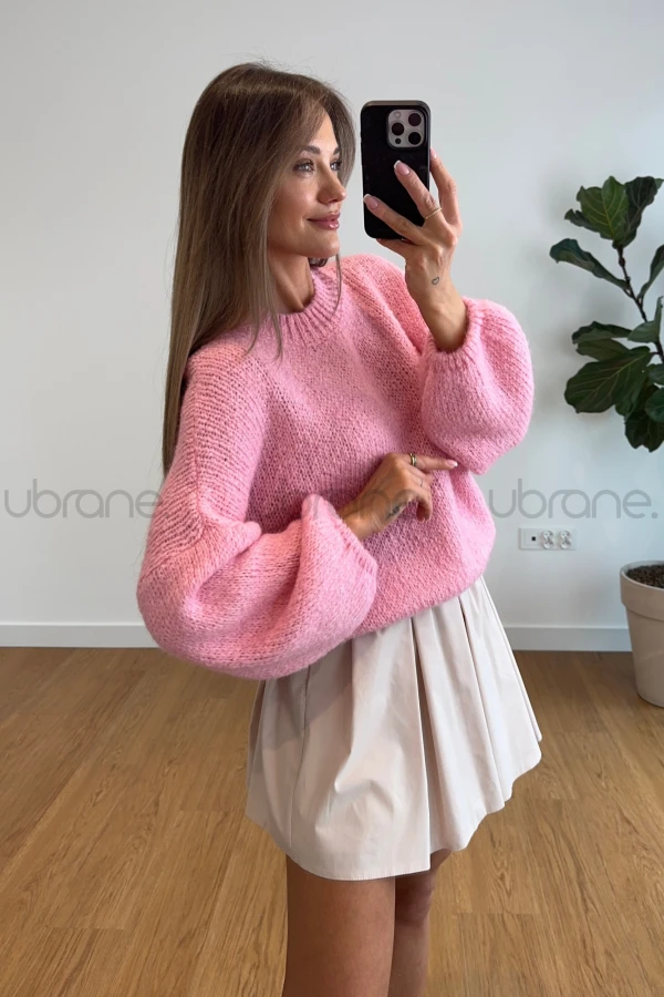 SWETER POLA BABY PINK