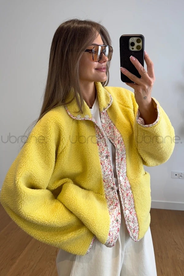 POLAR SISI DWUSTRONNY KWIATUSZKI BANANOWY