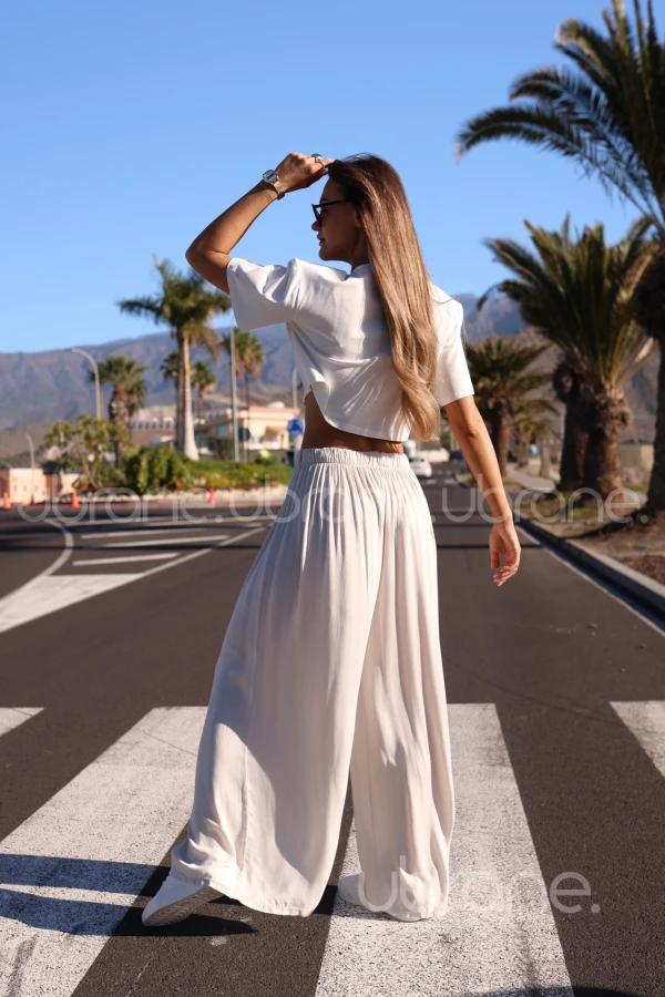 SPODNIE ADEJE Z 100% WISKOZY KOKOS