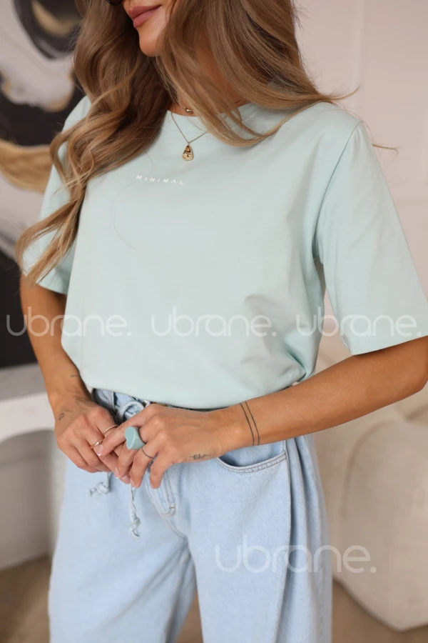 T-SHIRT MINIMAL MIĘTA 5