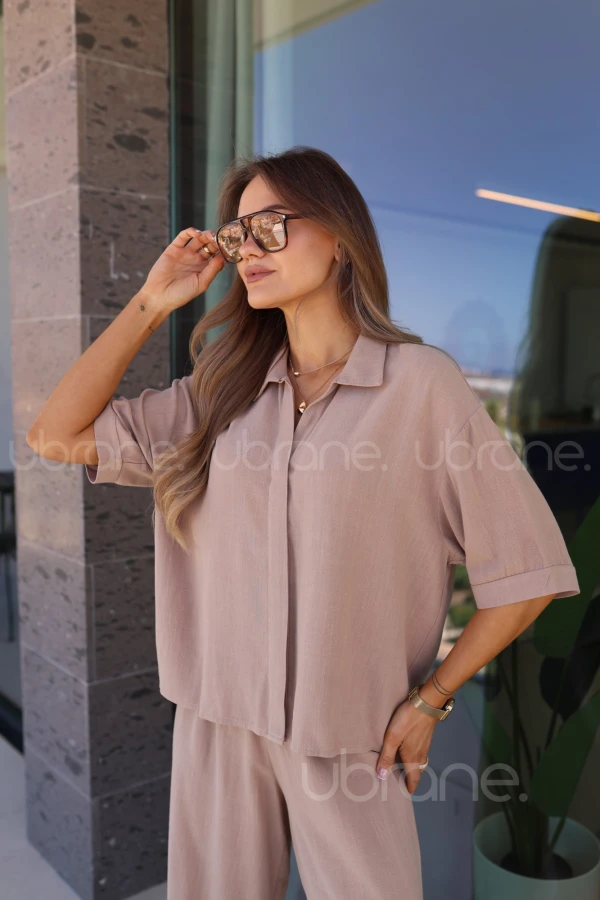 ZESTAW 100% LEN MOCCA LAURA 7